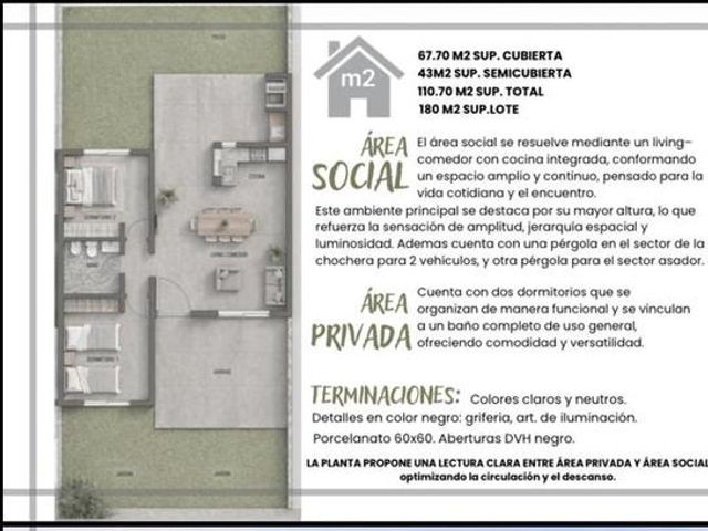 Duplex en preventa 2 dormitorios san ignacio