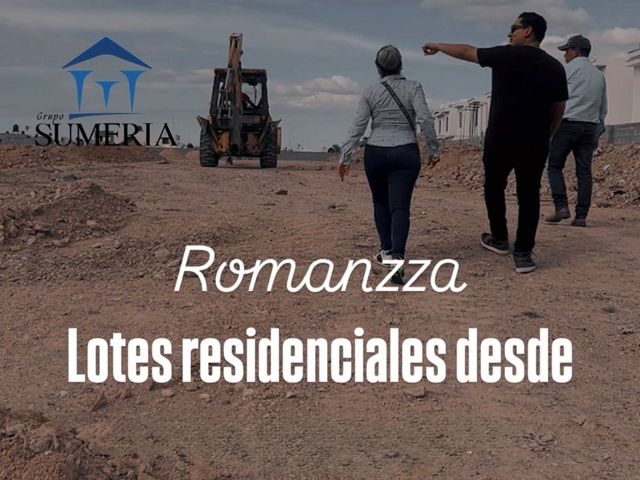 Terrenos en preventa en zona Romanzza