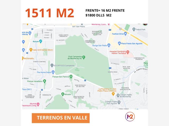 Terreno en Venta en San Patricio, San Pedro Garza García, Nuevo León