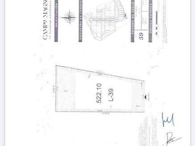 TERRENO EN VENTA EN FRACC. CAMPO MAGNO EN MERIDA YUCATAN