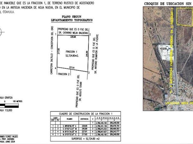 RENTO terreno en carretera 54 Saltillo-Zacatecas km 234