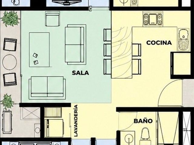 Departamento en venta en Barrio Antiguo en centro de Monterrey