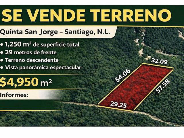 TERRENO EN VENTA EN QUINTA SAN JORGE