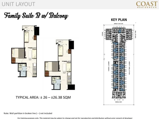 Studio Condo for sale at Coast Residences