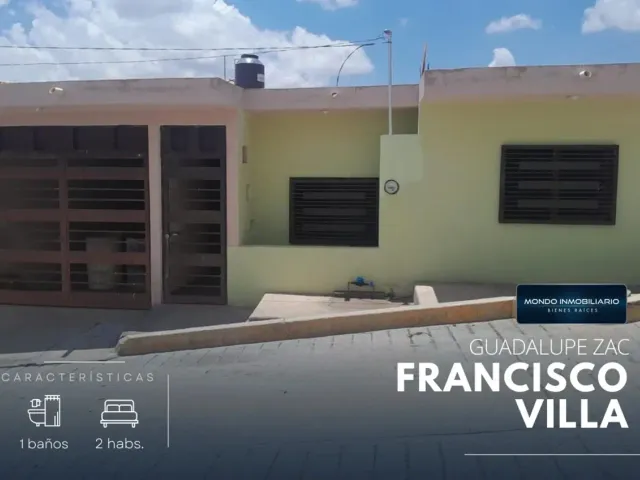 Casa en venta en Francisco Villa, Guadalupe, Zacatecas
