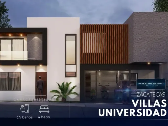 Casa en venta en Villas Universidad, Zacatecas, Zacatecas