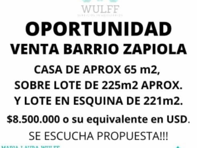 CASA BARRIO ZAPIOLA EN LUJAN