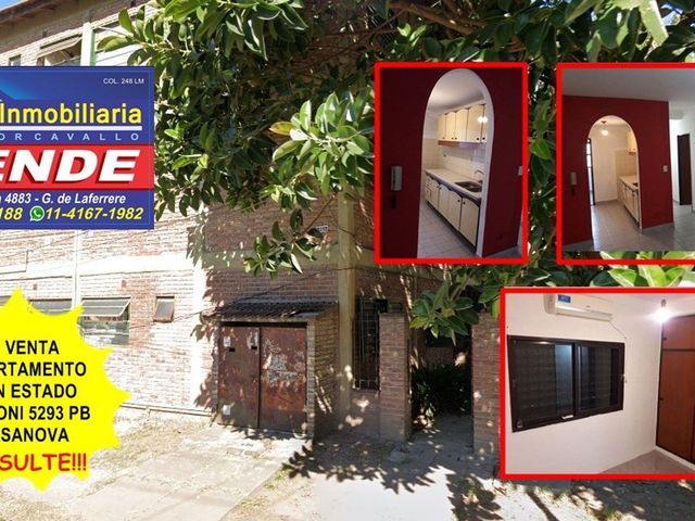 MUY BUEN DEPARTAMENTO EN PLANTA BAJA, SOBRE CALLE MARCONI.