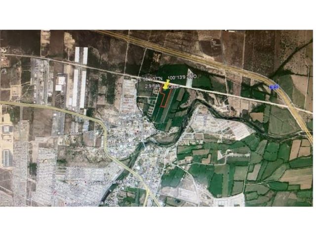 TERRENO INDUSTRIAL CARR SANTA ROSA APODACA 2.9 HECTAREAS $ 2500 M2