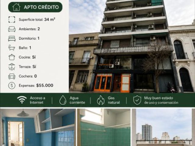 Departamento en venta en Monserrat