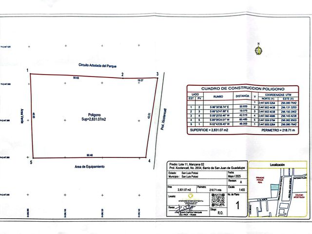 Terreno en venta - BARRIO SAN JUAN DE GUADALUPE, San Luis Potosí
