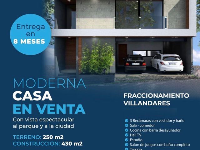 Casa en venta - VILLANDARES, San Luis Potosí