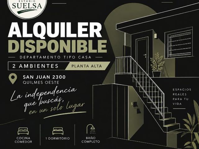 Departamento en alquiler en Quilmes Oeste