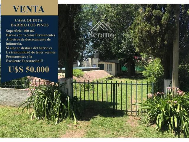 Quinta Barrio los Pinos, Destacamento de Infanteria.