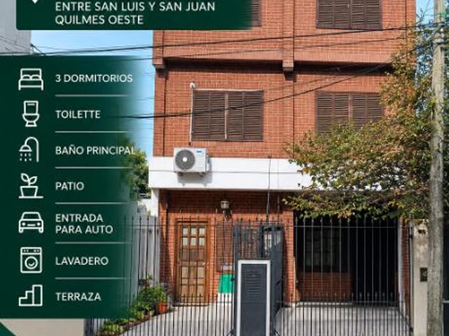 Triplex en alquiler en Quilmes Oeste