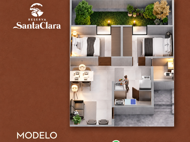 VENTA DE DEPARTAMENTOS EN RESERVA SANTA CLARA
