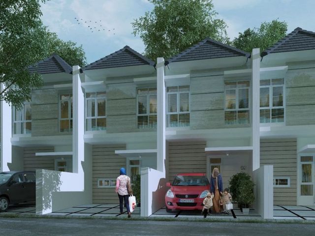 Rumah Murah 2 Lantai Bogangin Baru, Dekat Kedurus, Mastrip, Wiyung