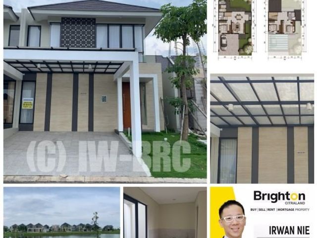 Rumah New Gress Citraland Nortwest Hill Tipe Lexington lake view ciamik