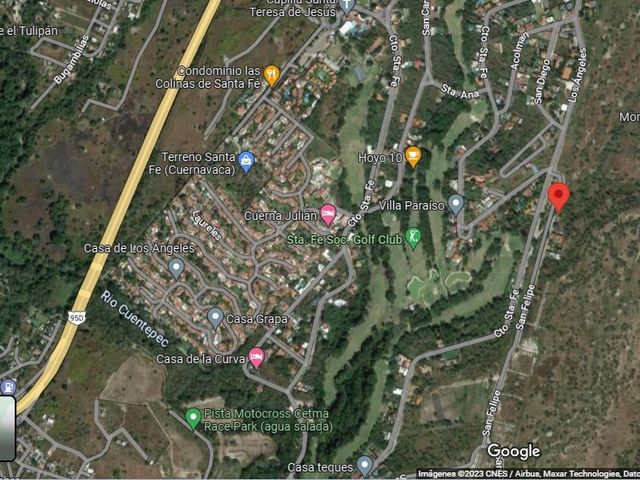 VENTA TERRENO RESIDENCIAL CLUB DE GOLF STA FE, MORELOS