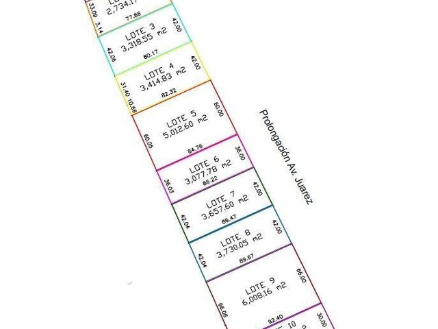 Terreno en Venta en Calzada de Gudalupe