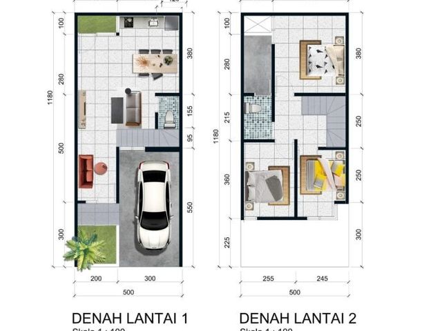Harga 1Man Rumah Baru 2 Lantai Rungkut Asri Surabaya Timur