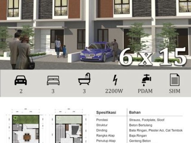 Jual rumah pondok candra surabaya