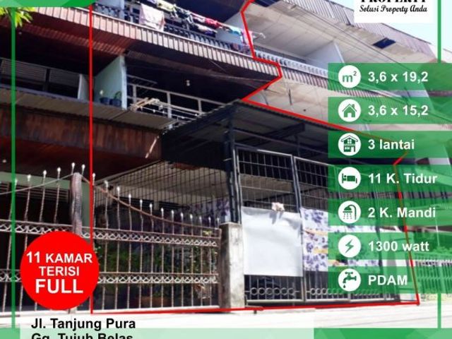 Rumah Kost Tanjung Pura, Pontianak, Kalimantan Barat