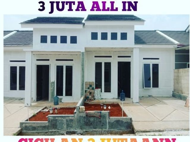 rumah cluster cicilan 2 jutaan tanpa dp ready stock