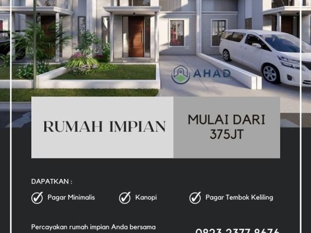 RUMAH CANTIK di kawasan favorit dekat kota