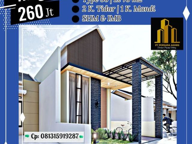 Dijual Rumah Lokasi di kepanjen Malang