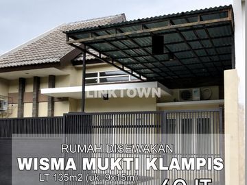 Disewakan Rumah Sangat Murah Lokasi Strategis di Wisma Mukti Klampis Surabaya