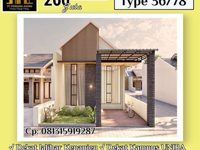 Dijual Rumah Lokasi di Kepanjen