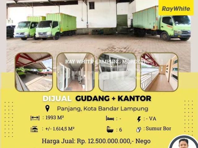 DIJUAL GUDANG DI PANJANG KOTA BANDAR LAMPUNG