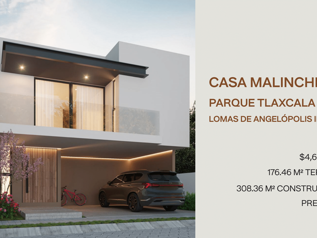 APROVECHA PREVENTA CASA MODERNA EN LOMAS ANGELOPOLS P. TLAXCALA