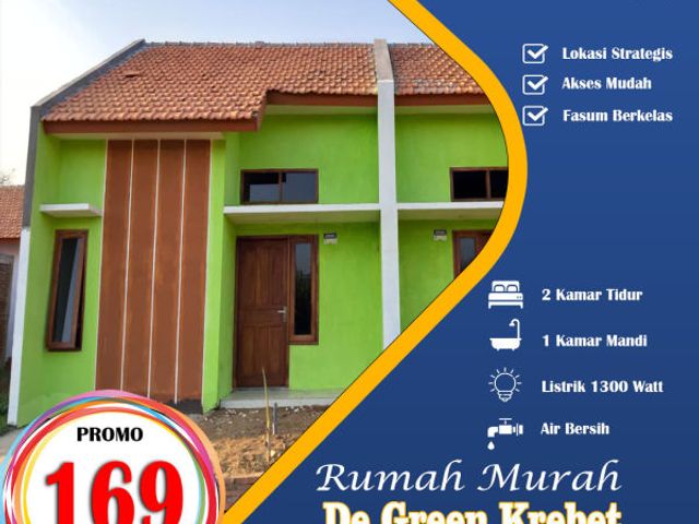 Rumah subsidi murah di De Green Krebet