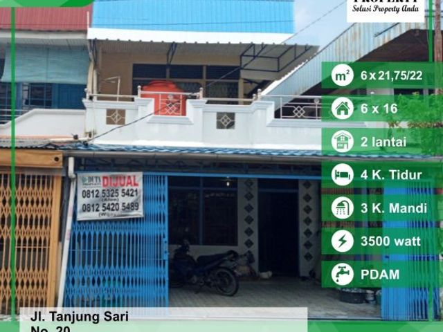 Rumah di Tanjung Sari, Pontianak, Kalimantan Barat