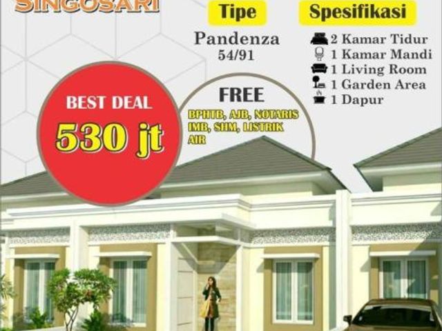 Rumah murah lokasi strategis dekat Pusat bisnis dan Perindustrian Malang