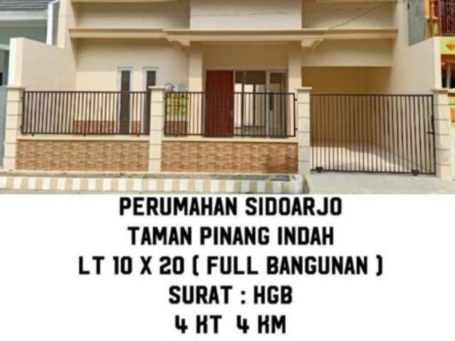 RUMAH MURAH TAMAN PINANG INDAH SIDOARJO