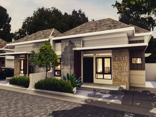 Dijual rumah belakang solo square