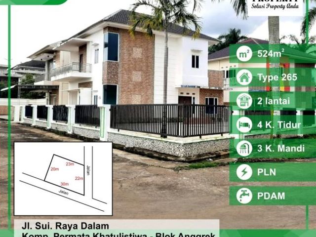 Rumah Mewah Sui Raya Dalam Pontianak, Kalimantan Barat