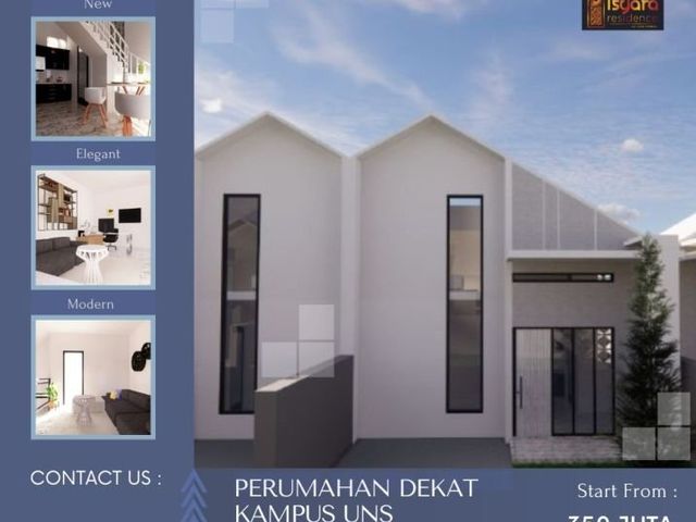 RUMAH SOLO UTARA TINGGAL 2 UNIT