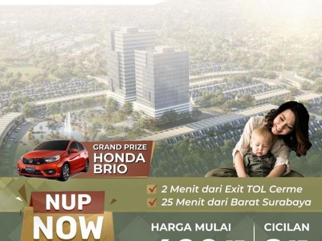 Dakota City Cicilan 2 Jutaan 150 Meter Dari Exit Tol Cerme Gresik