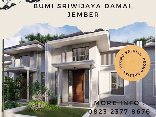 Rumah di Jember, Harga Terjangkau, Bangunan Modern