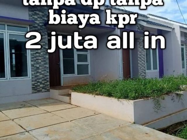 Rumah cantik harga terjangkau tanpa dp tanpa biaya kpr