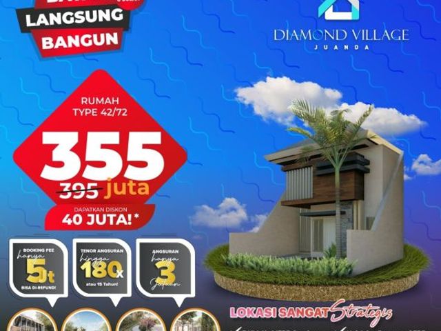 Promo Terbatas, Hunian Harga Murah di Sidoarjo 355 Juta, DVJ