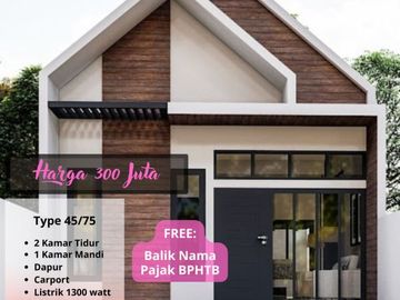 Dijual Rumah Baru Siap Bangun Desain Scandinavian di Kudus