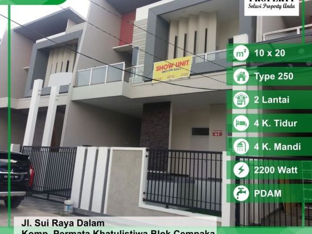 Rumah Mewah Permata Khatulistiwa Pontianak, Kalimantan Barat