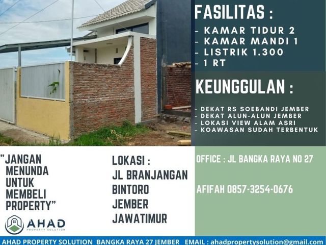 RUMAH INDEN BINTORO GREEN HILL PATRNG JEMBER