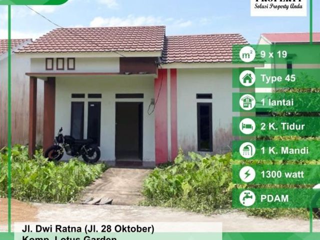 Rumah Lotus Garden, Dwi Ratna, Pontianak, Kalimantan Barat