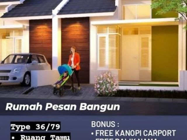 Dijual Rumah Pesan Bangun Tipe 36/79 Modern Minimalis di Kudus